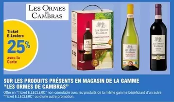 E.Leclerc - Les Ormes De Cambras : Produits en Magasin de la Gamme - Promo et Caractéristiques Disponibles