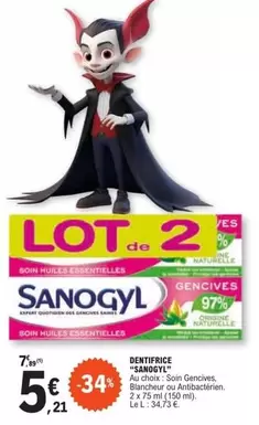 Sanogyl - Sanotyl - Dentifrice