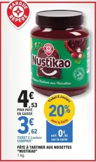 Nustikao - Pate A Tartiner Aux Noisettes