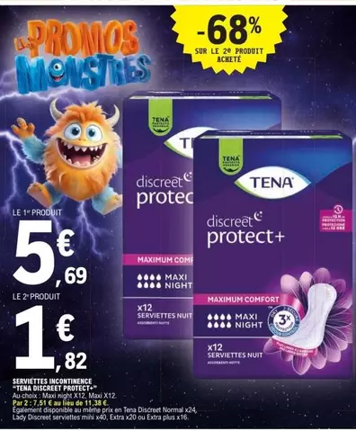 Tena - Serviettes Incontinence