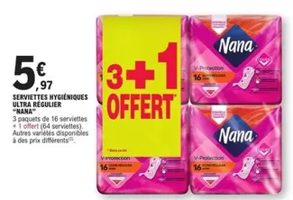 Nana - Serviettes Hygiéniques Ultra Régulier