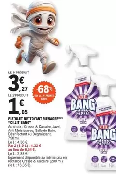 Javel - Cillit Bang - Pistolet Nettoyant Menager