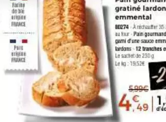 Farine Goammant Gratiné Lardon Emmental offre à 4,49€ sur Maison Thiriet