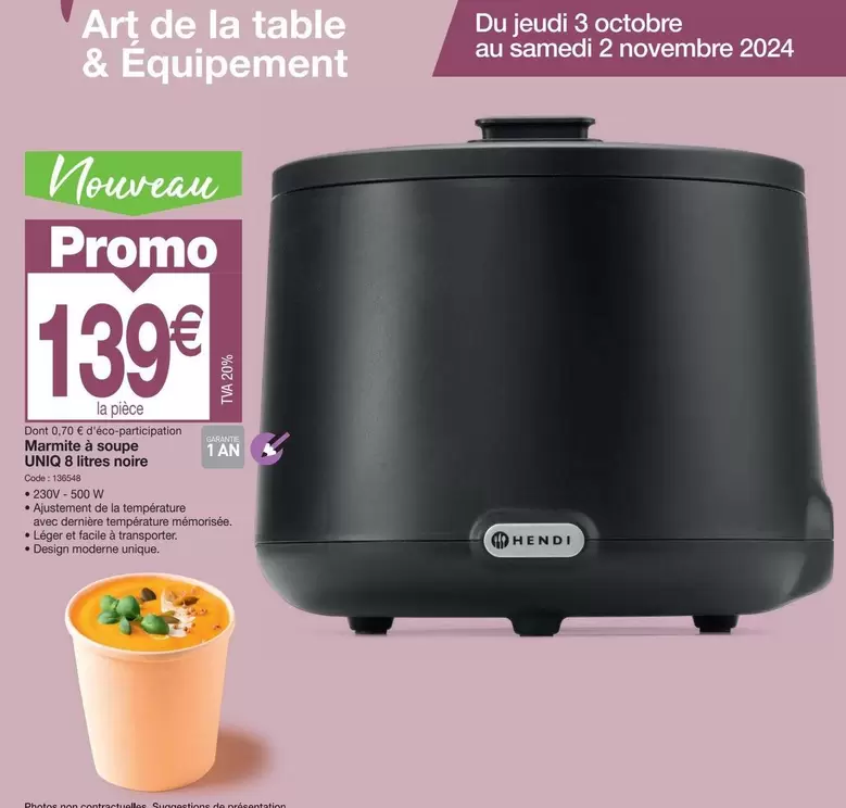 Promo - Mantel A Bocipe offre à 139€ sur Promocash