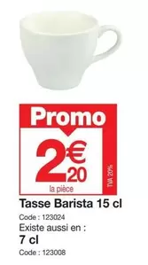 Tasse Barista offre à 2,2€ sur Promocash