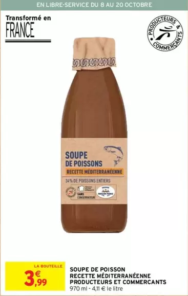 Soupe de Poissons Méditerranéenne - Recette Authentique des Producteurs et Commerçants