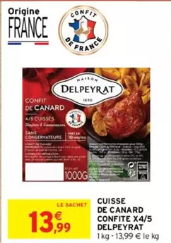 Delpeyrat - Cuisse De Canard Confite X4/5