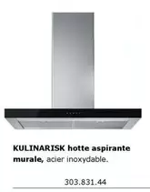 Hulinarisk Hotte Aspirante Murale offre sur IKEA