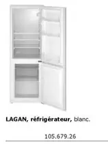 Lagan,réfrigérateur, blanc. 105.679.26 offre sur IKEA