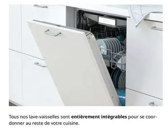 TOUS - Lave-Vaisselles Son Entiérement Intégrables offre sur IKEA