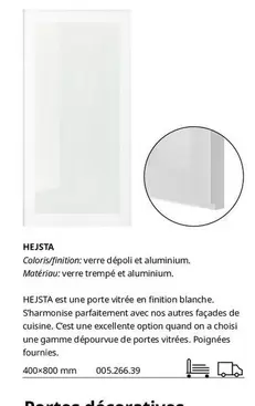 Hejsta offre sur IKEA