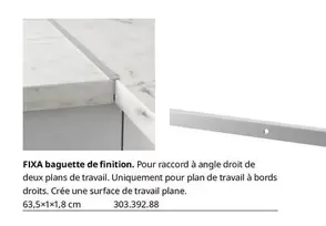 Fixa Baguette De Finition offre sur IKEA