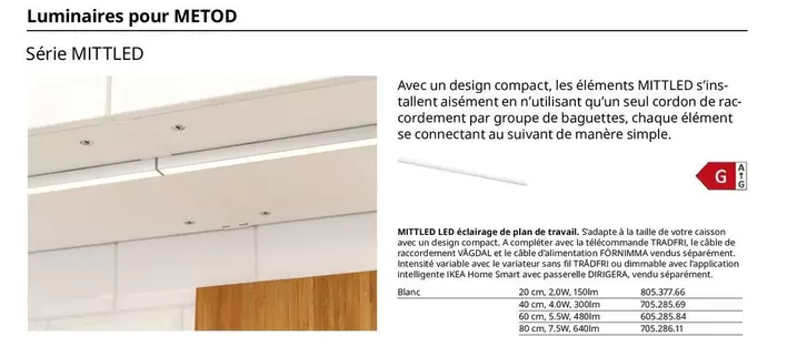 Luminaires Pour Metod offre sur IKEA