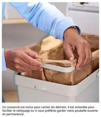 Un Couvercle Est Inclus Pour Cacher Les Déchets offre sur IKEA