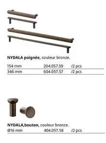 Nydala Bouton offre sur IKEA