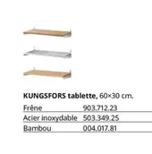 Kungsfors Tablette, 60x30 Cm. offre sur IKEA