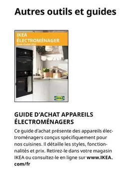 Guide d'Achat appareils électroménagers offre sur IKEA