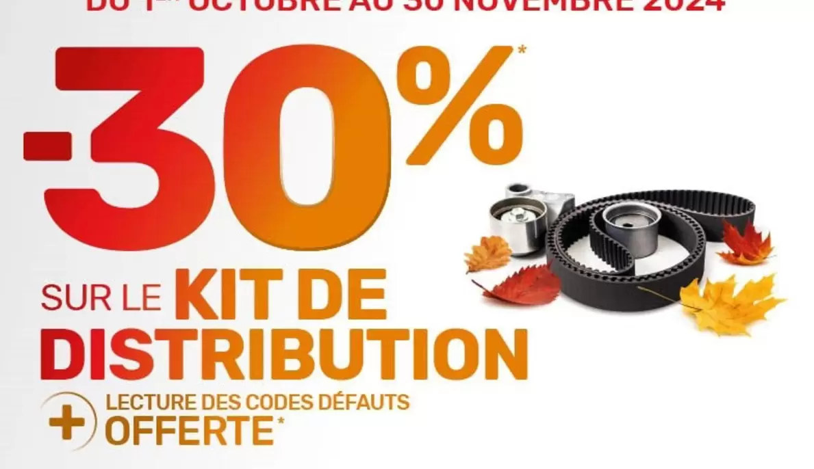 Sur Le Kit De Distribution offre sur AD Auto