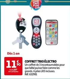 One Two Fun - Coffret Trio Électro offre à 11,9€ sur Auchan Hypermarché