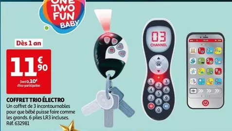 One Two Fun - Coffret Tro Électro offre à 11,9€ sur Auchan Hypermarché