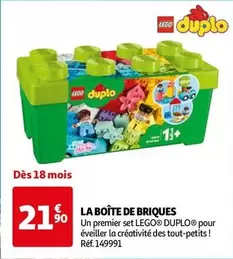 LEGO - La Boîte De Briques offre à 21,9€ sur Auchan Hypermarché