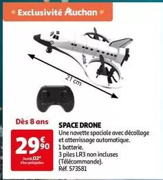 Space Drone offre à 29,9€ sur Auchan Hypermarché