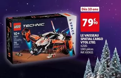 LEGO - Le Vaisseau Spatial Cargo Vtol Lt81 offre à 79,9€ sur Auchan Hypermarché