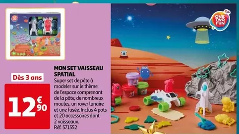 One Two Fun - Mon Set Vaisseau Spatial offre à 12,9€ sur Auchan Hypermarché