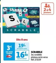 Scrabble offre à 16,9€ sur Auchan Hypermarché