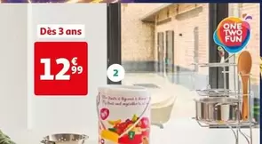 One Two Fun - Fruits Et Légumes À Découper En Bois offre à 12,99€ sur Auchan Hypermarché