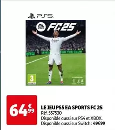 Microsoft - Le Jeu Ps5 Ea Sports Fc 25 offre à 64,99€ sur Auchan Hypermarché