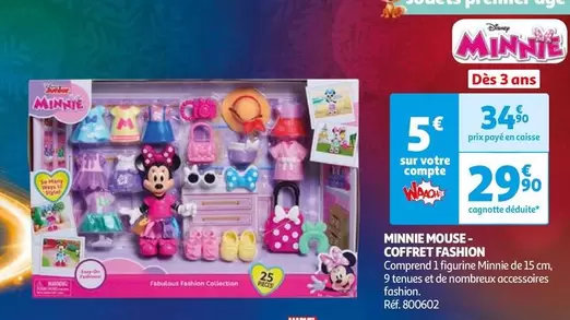 Disney - Minine Mouse Coffee Fashion offre à 29,9€ sur Auchan Hypermarché