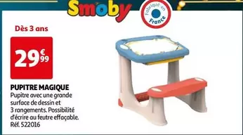 Smoby - Pupitre Magique offre à 29,99€ sur Auchan Hypermarché