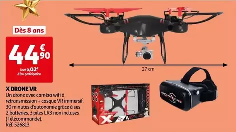 X Drone Vr offre à 44,9€ sur Auchan Hypermarché