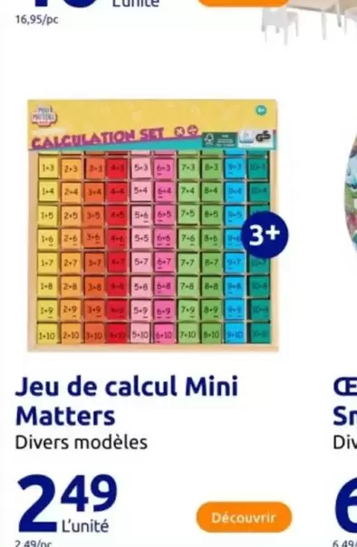 Matters - Jeu De Calcul Mini offre à 2,49€ sur Action