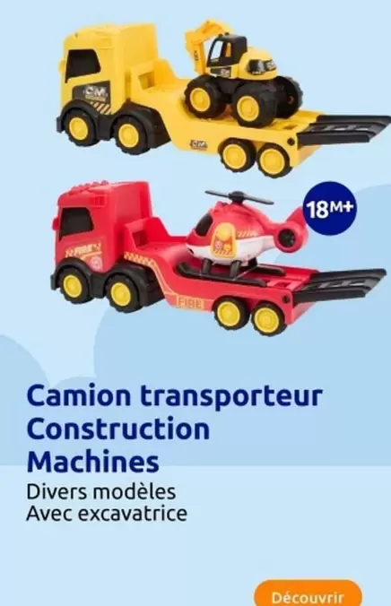 Camion Transporteur Construction Machines