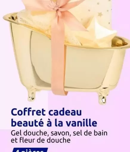 coffret cadeau beaute à la vanille