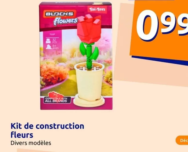 Blocks Flowers - Kit De Construction Fleurs