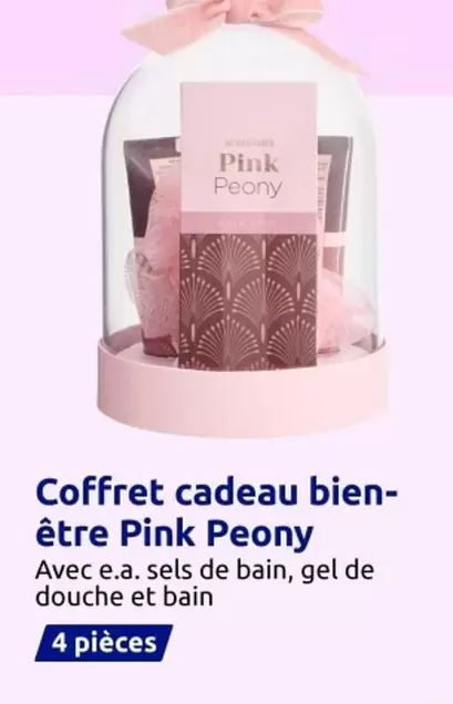 Coffret cadeau bien- edre Pink Peony