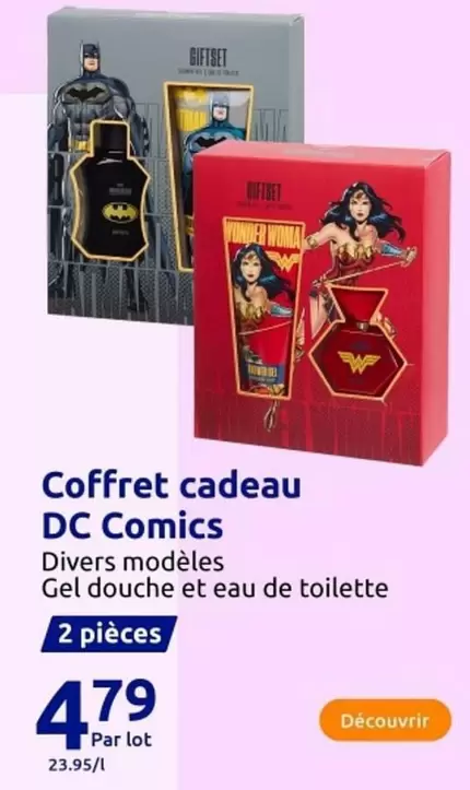 coffret cadeau dc comics