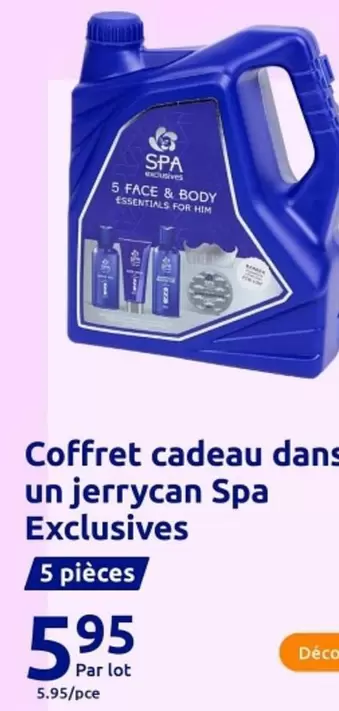 Coffret Cadeau Dans Un Jerrycan Spa Exclusives