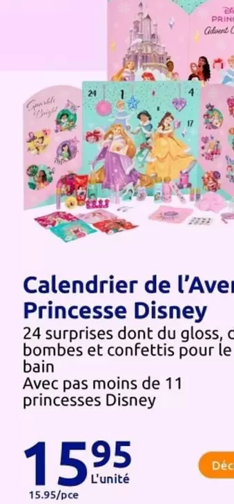 disney - calendrier de l'avent princesse