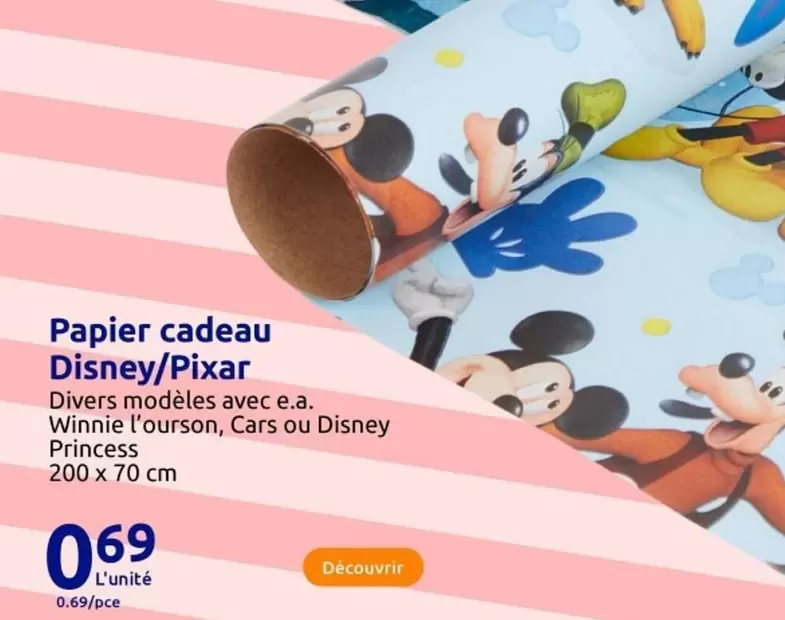 Disney - Papier Cadeau /pixar