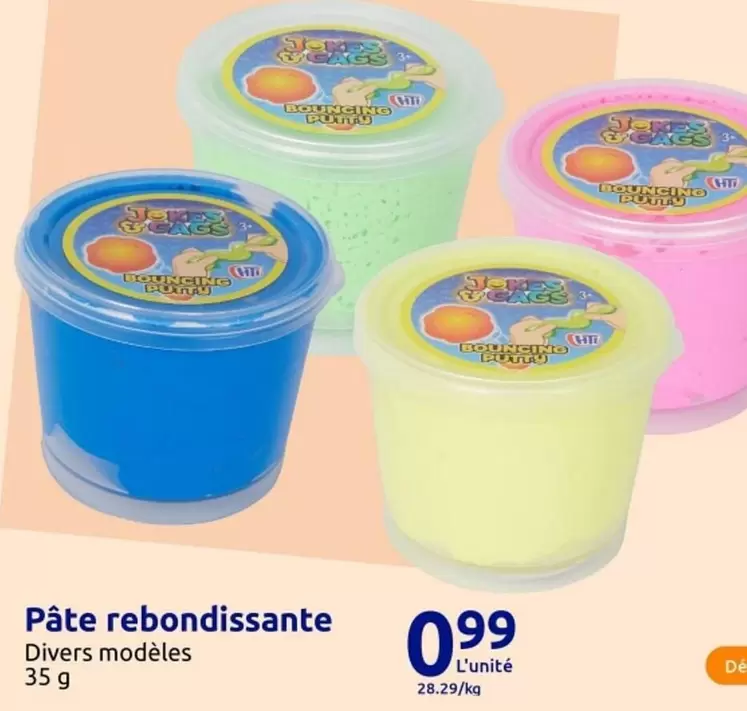 Pâte Rebondissante