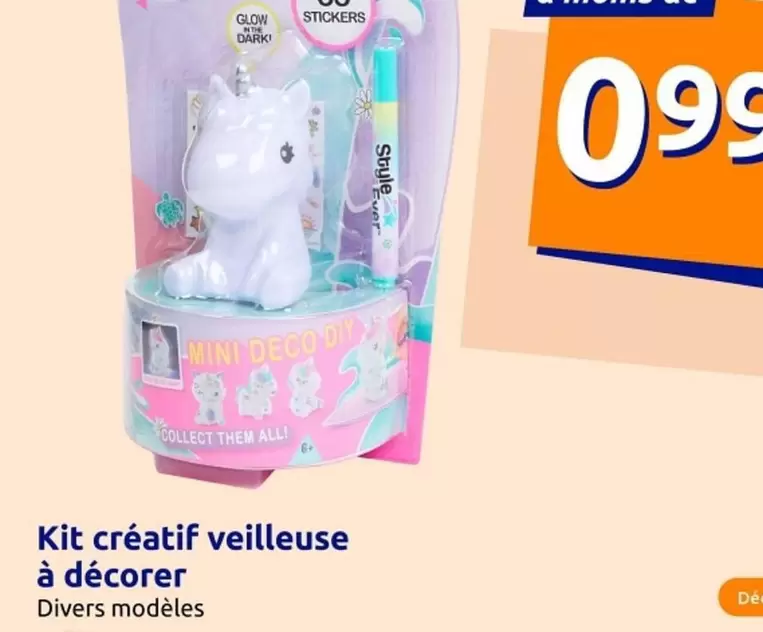 Kit Créatif Veilleuse À Décorer