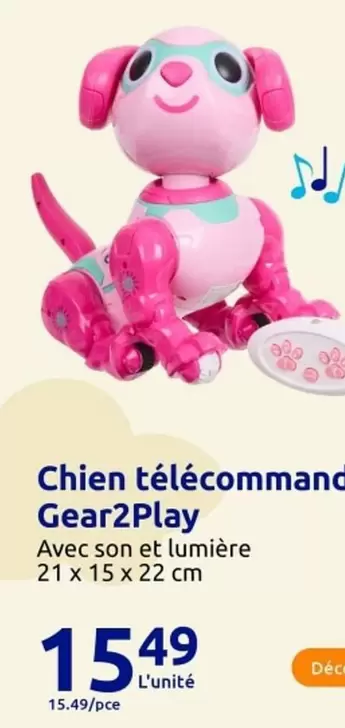 Chien Télécommand Gear2 Play