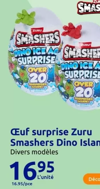 Smashers Dino Island - Oeuf Surprise Zuru