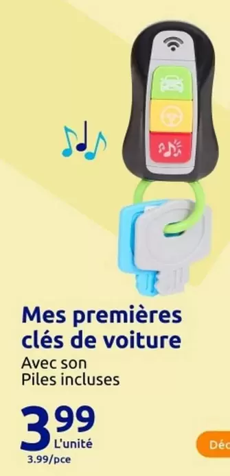 Mes premieres clés de voiture