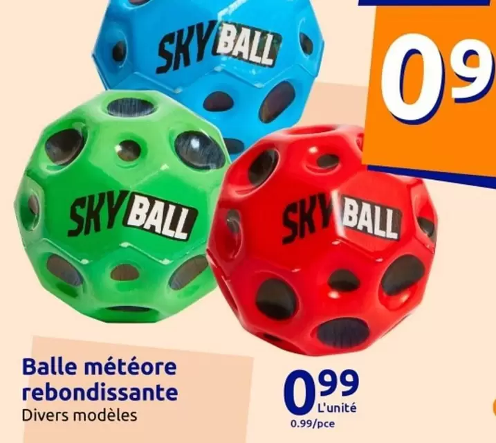 Skyball - Balle Météore Rebondissante