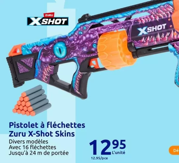 Zuru - Pistolet À Fléchettes X-shot Skins